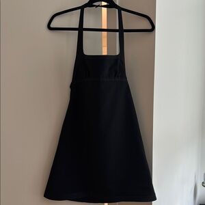 LOUIS VUITTON Black Halter Dress